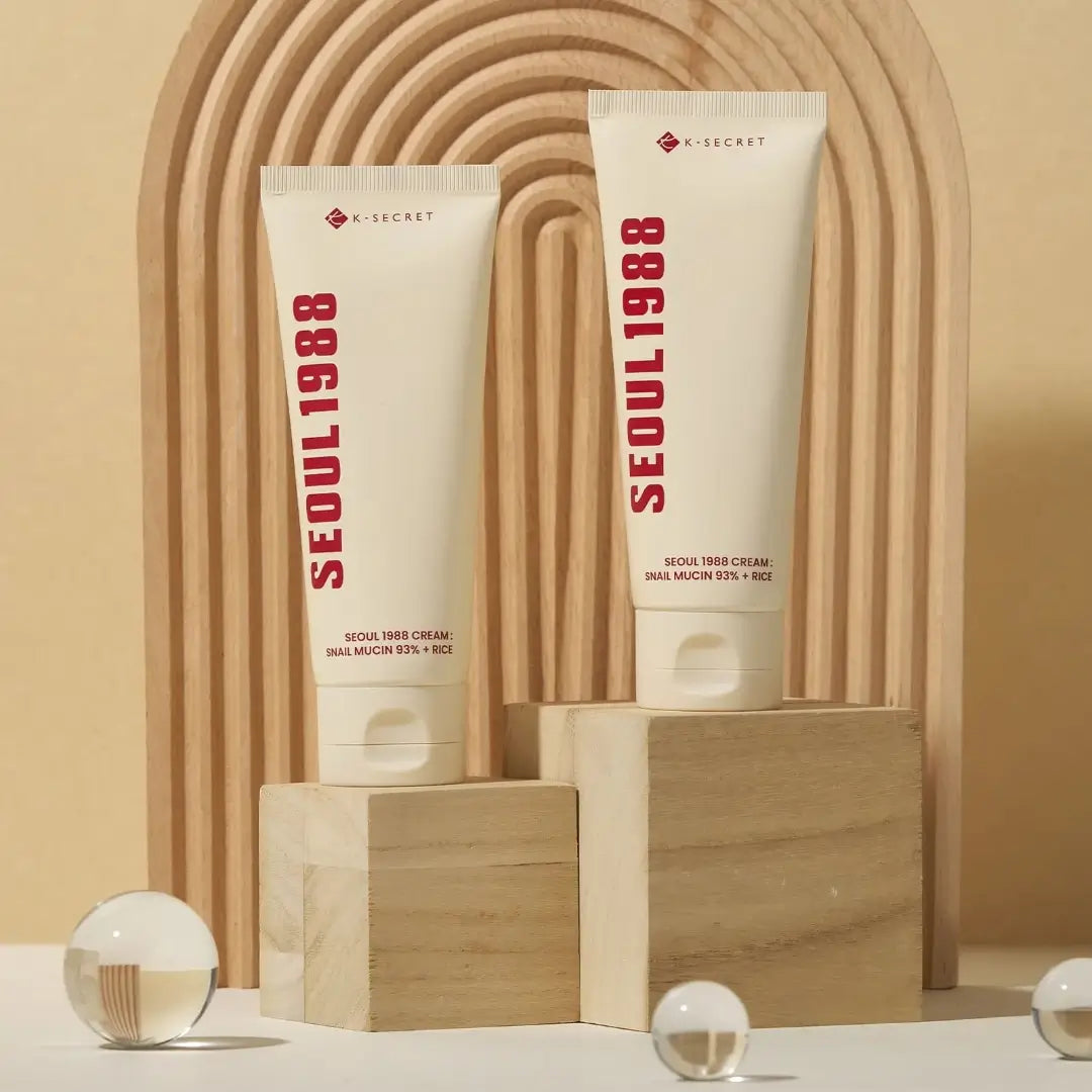 كريم الحلزون الكوري ك-سيكريت سيول 1988 مع مستخلص الأرز