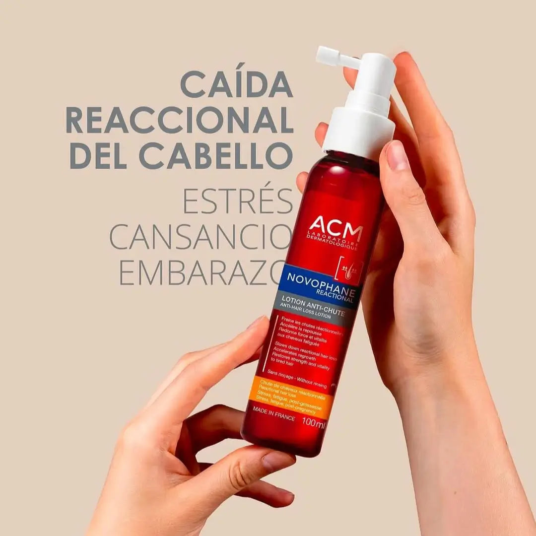 لوشن نوفوفان رياكشنال اي سي ام للتحكم في تساقط الشعر وتغذية الجذور