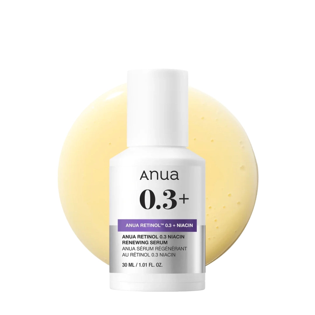 ANUA RETIONAL 0.3 NIACIN RENEWING SER×20 Anua Nano Retinol 0.3% + Niacin Serum | Anti-Aging Treatment