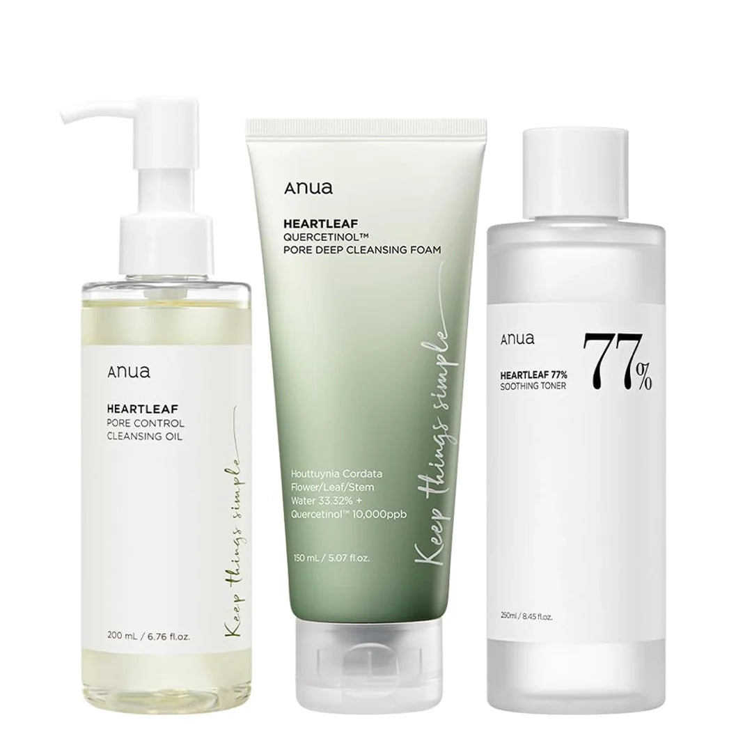 مجموعة أنوا الثلاثية للعناية بالبشرة الدهنية