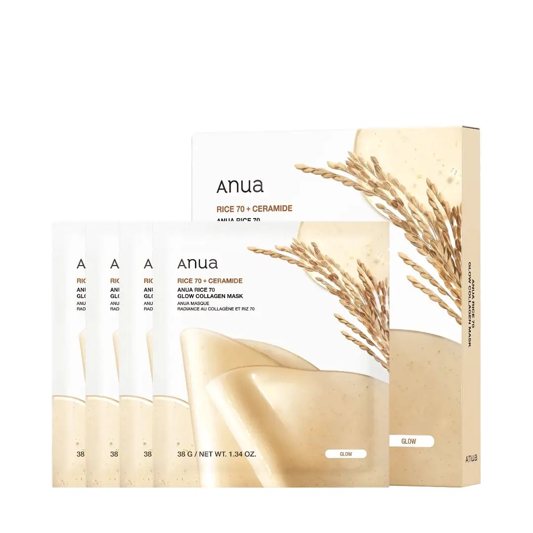 قناع انوا رايس 70 بالكولاجين لتوهج البشرة