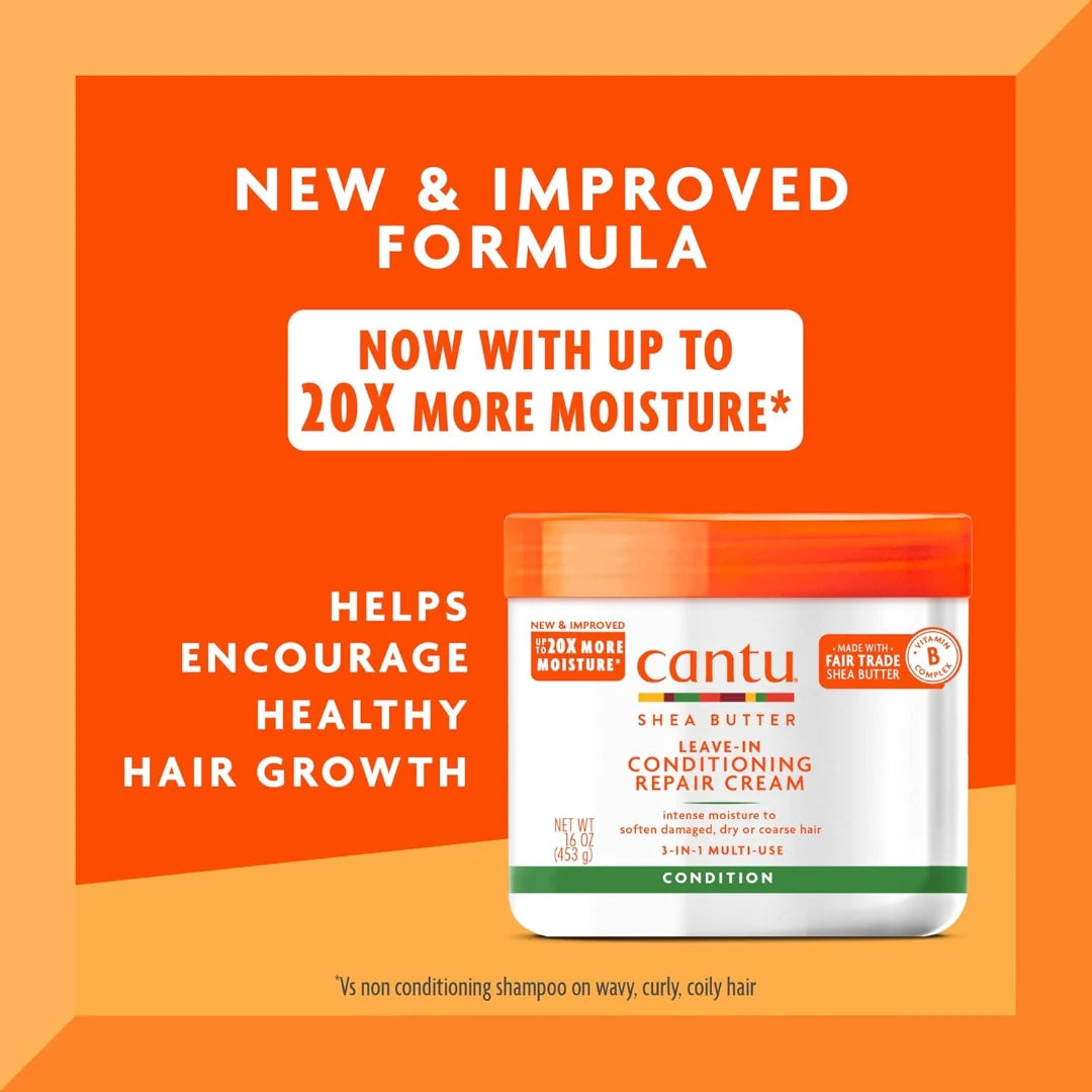 Cantu Leave-In Conditioning Repair Cream with Shea Butter