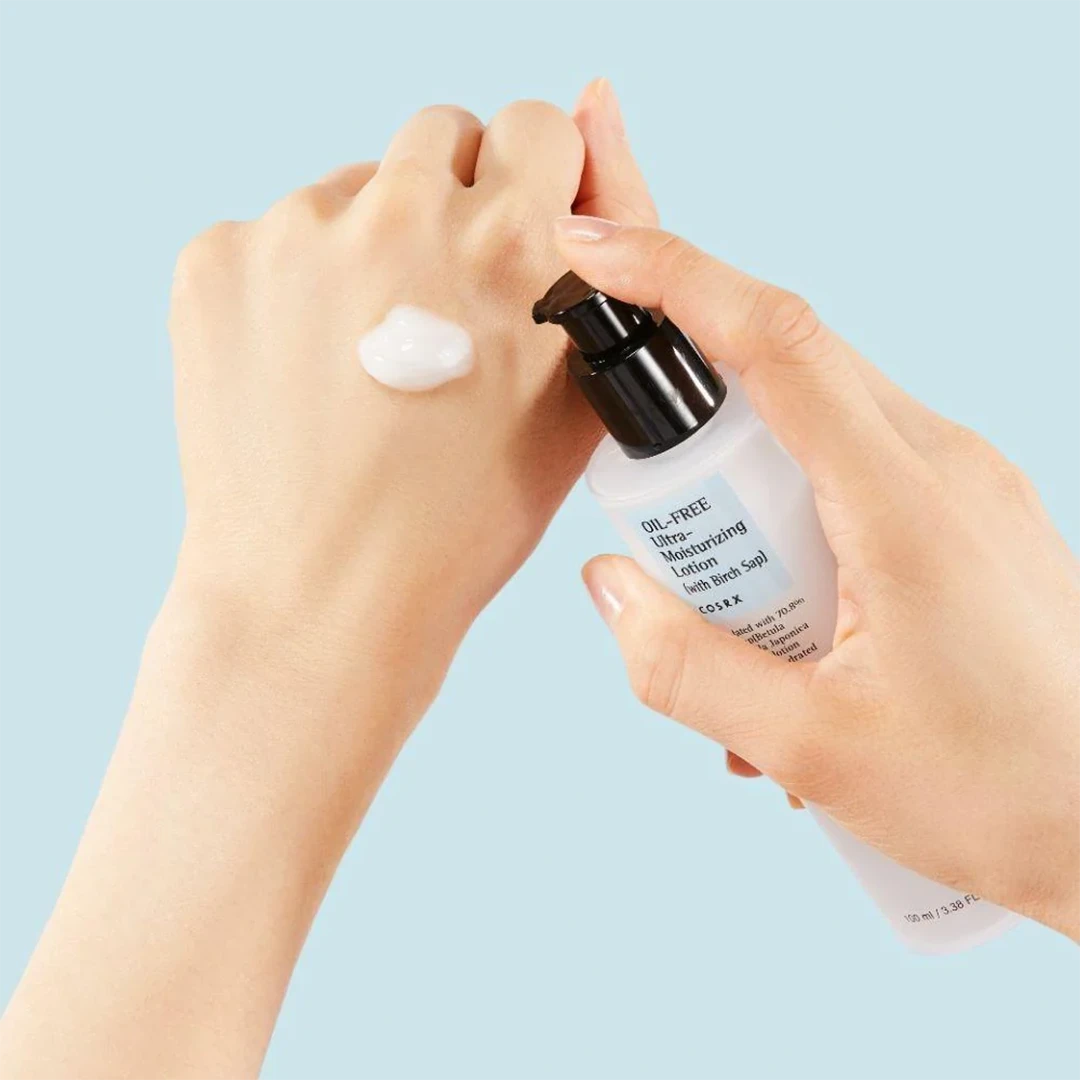 لوشن كوسركس فائق الترطيب والخالي من الزيوت مع عصارة البتولا