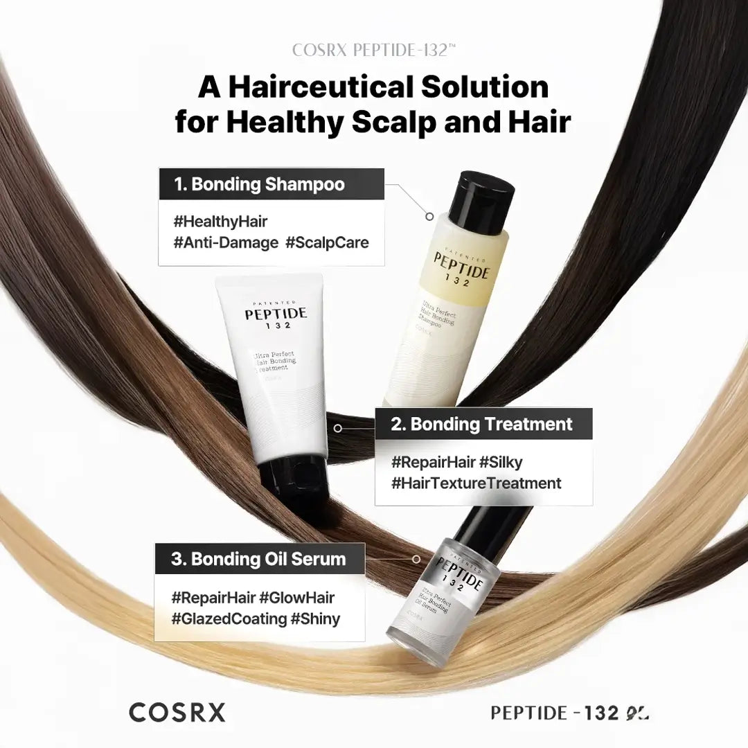 مجموعة إصلاح الشعر الكاملة من كوسركس مع شامبو وكريم وسيروم