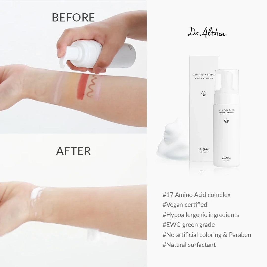 غسول لطيف بالرغوة النانوية من دكتور ألثيا لتنظيف المسام بعمق