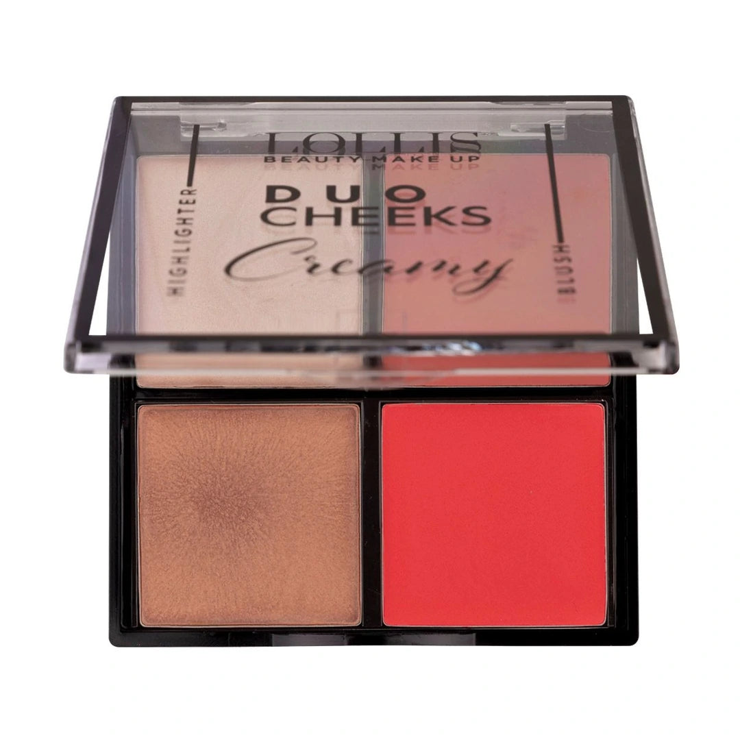 Lollis Duo Cheeks Creamy Blush Highlighter