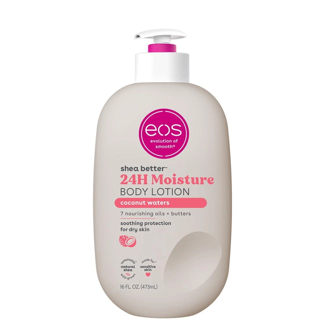 لوشن الجسم إيوس شيا 24 ساعة ترطيب بنكهة جوز الهند