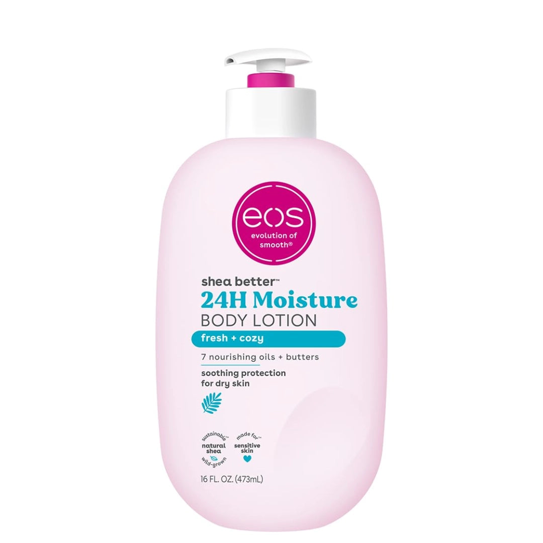 لوشن الجسم إيوس شيا 24 ساعة ترطيب طازج ومريح