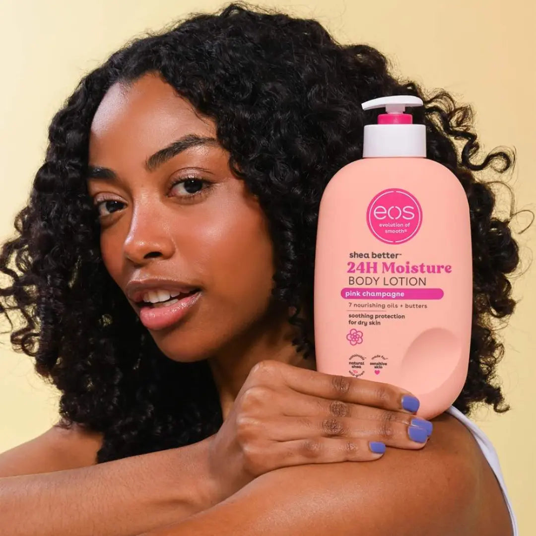 مرطب الجسم إيوس بزبدة الشيا بعطر بينك شامبين