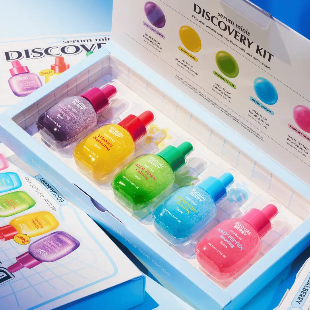 Eqqualberry Serum Minis Discovery Kit with Five Korean Serums