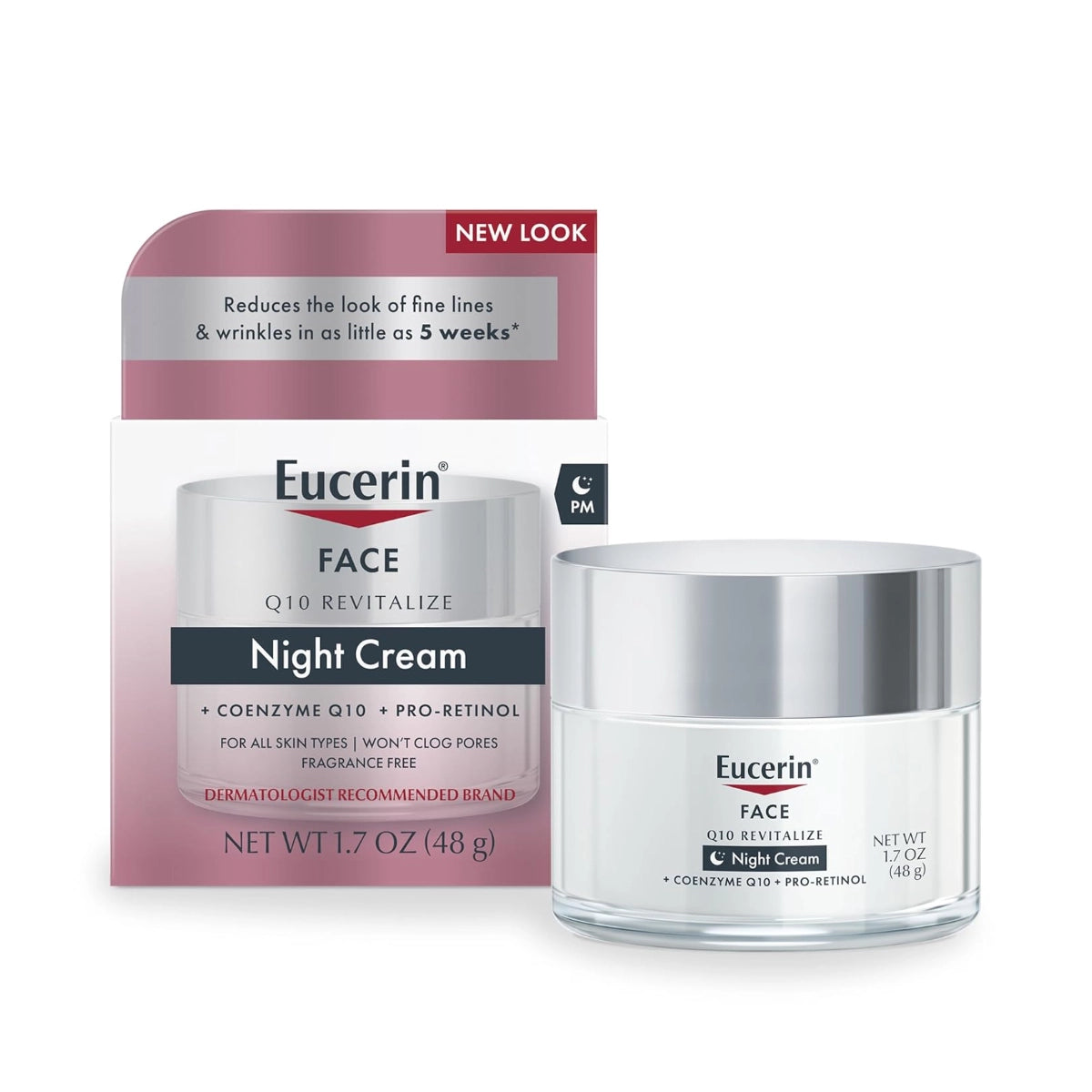 كريم الليل المضاد للتجاعيد من يوسيرين كيو10 + برو-ريتينول