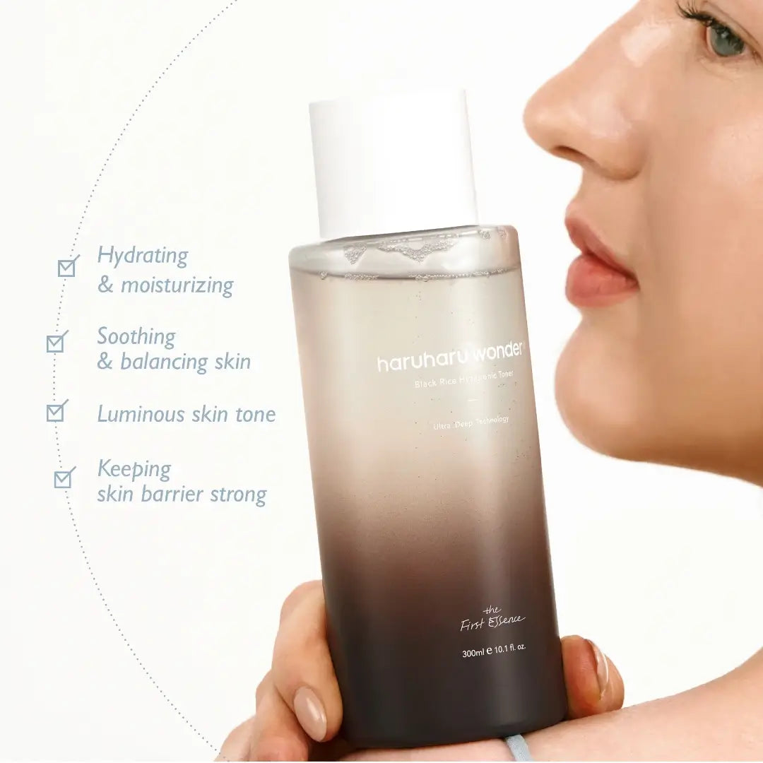 هارو هارو وندر تونر الأرز الأسود للبشرة الحساسة