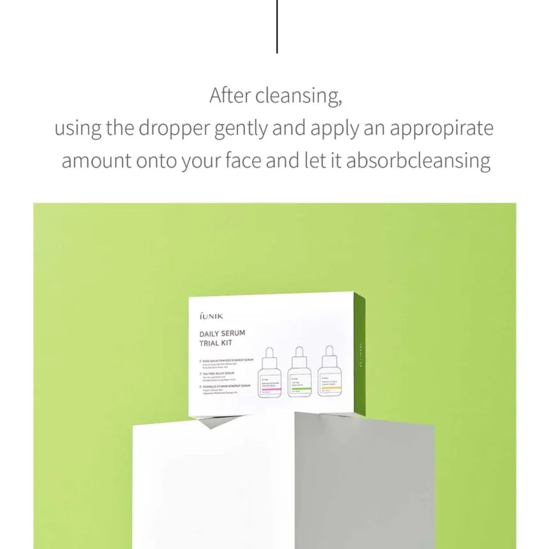 سيرومات كورية بحجم السفر من مجموعة آي يونيك التجريبية اليومية