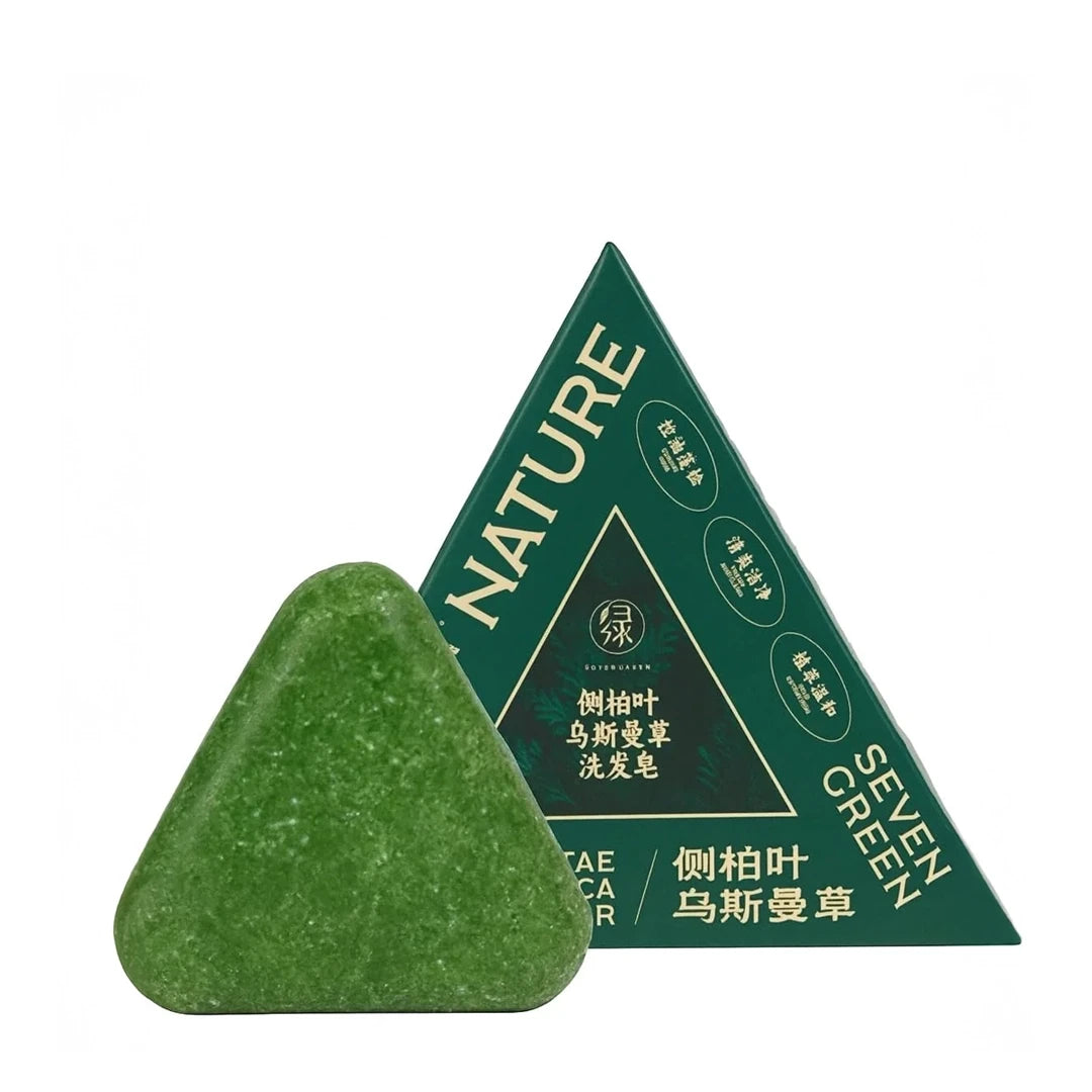 Nature Seven Green Herb Shampoo Bar | 12 Natural Extracts