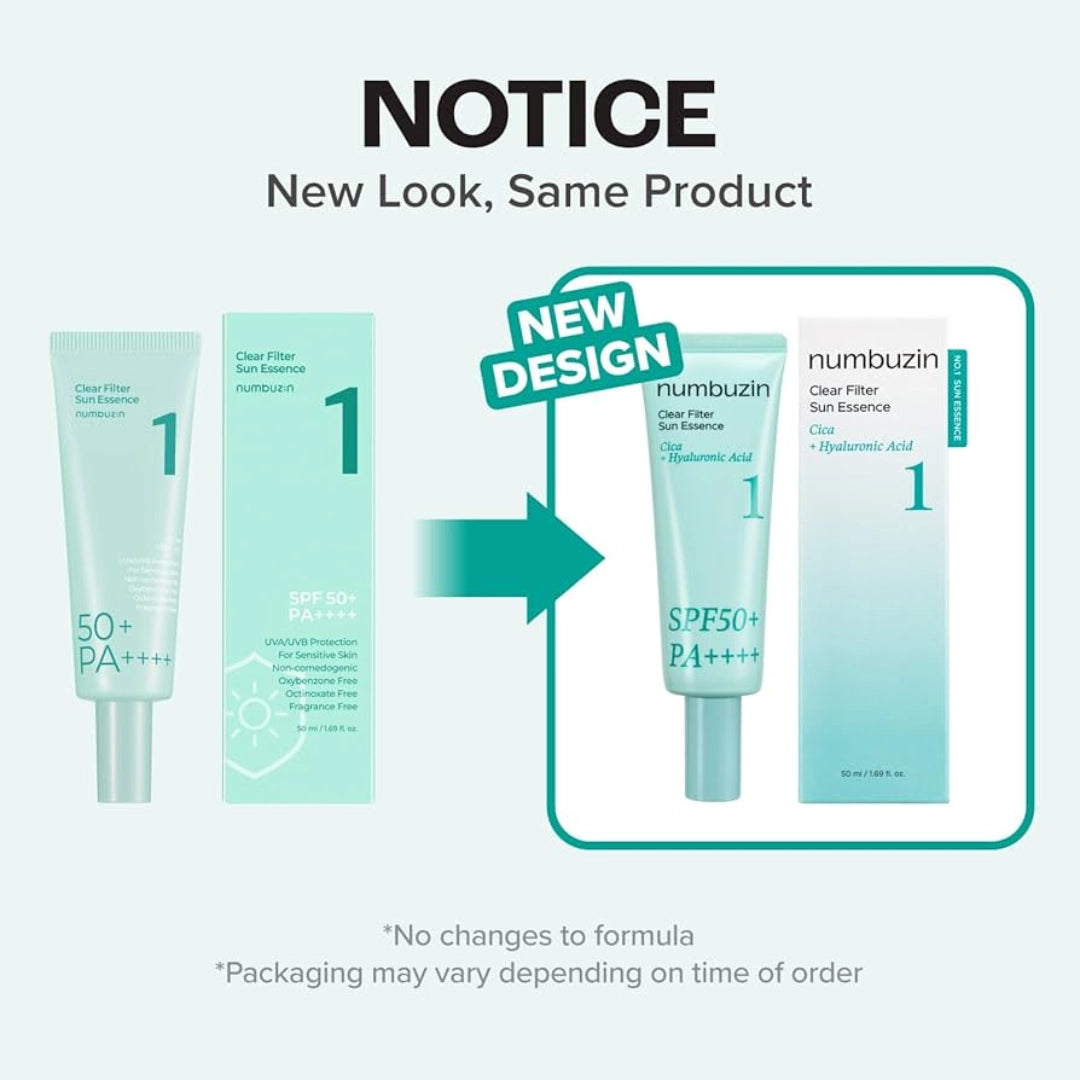 Numbuzin No.1 Clear Filter Sun Essence - 50ml