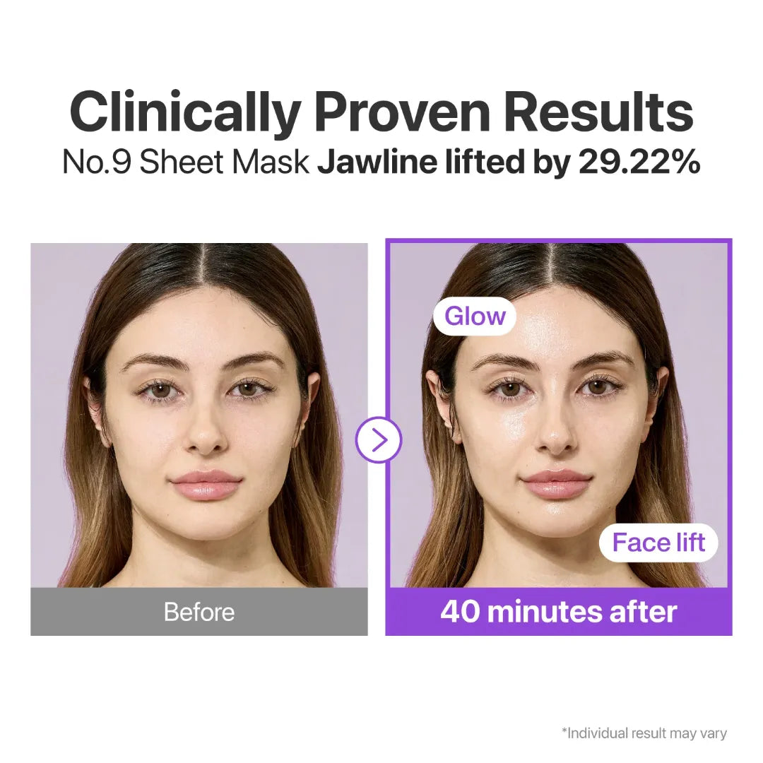 قناع شد الوجه الكوري من نومبوزين بالببتيدات والكولاجين