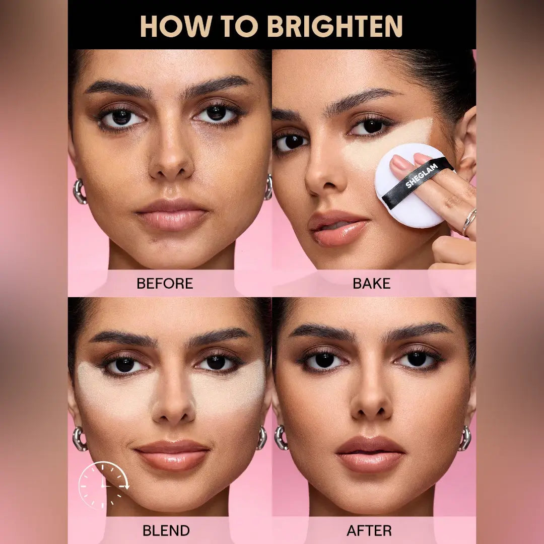 شيجلام بودرة وجه مضيئة لضبط الدهون طوال اليوم