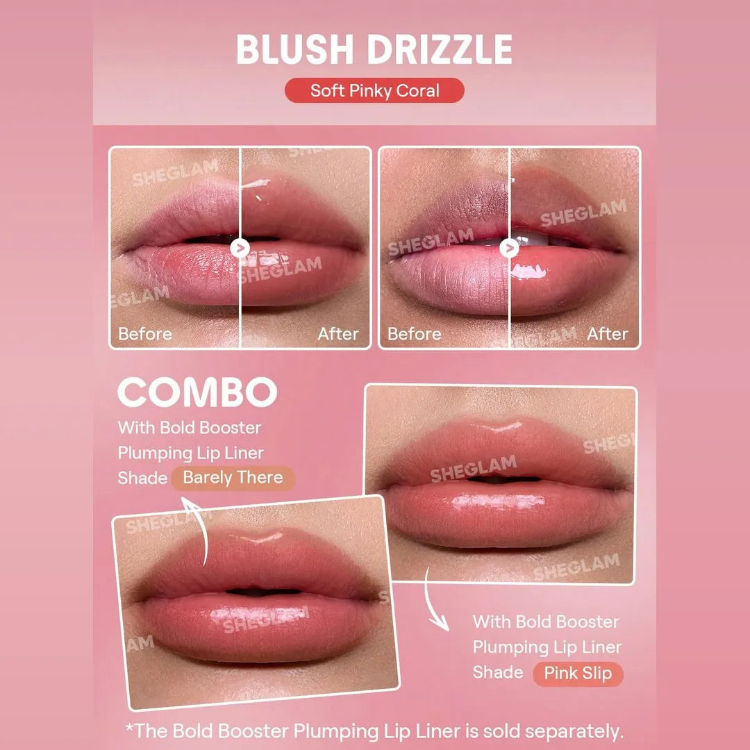Sheglam Bold Booster Lip Plumper - Blush Drizzle