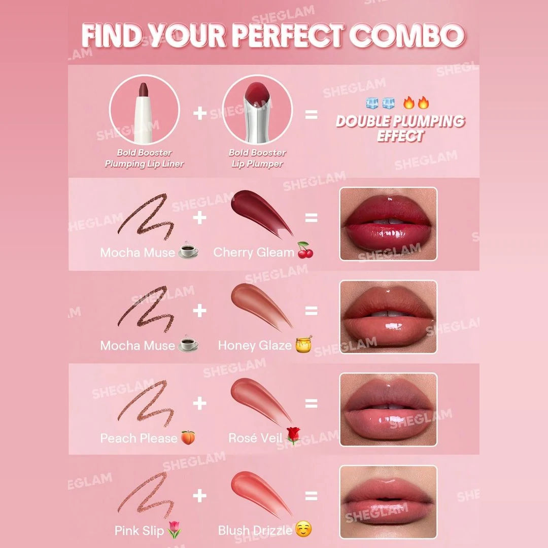 Sheglam Bold Booster Lip Plumper for Fuller Lips