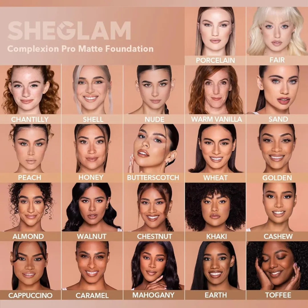 شيجلام فاونديشن نباتي خفيف بدون عطر