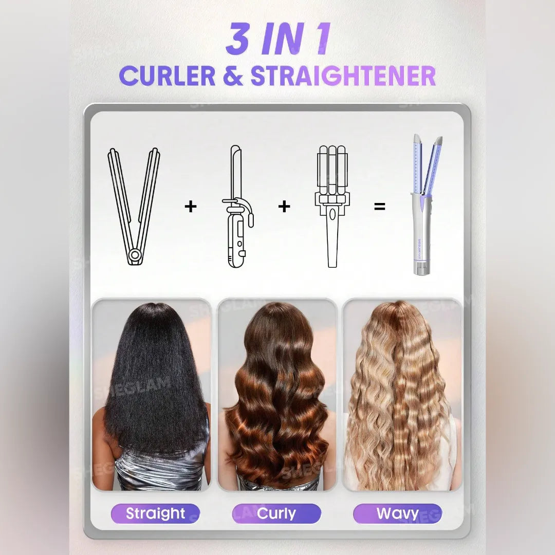 مصفف شعر شيجلام بـ 144 فتحة هواء بارد لتجعيل طويل الأمد