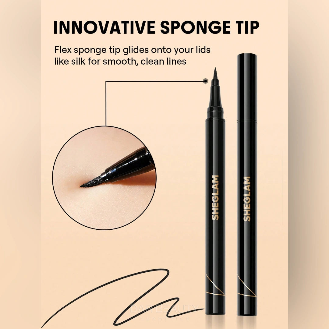 Sheglam Eye Affinity Waterproof Eyeliner – Smudge-Proof Liquid Liner