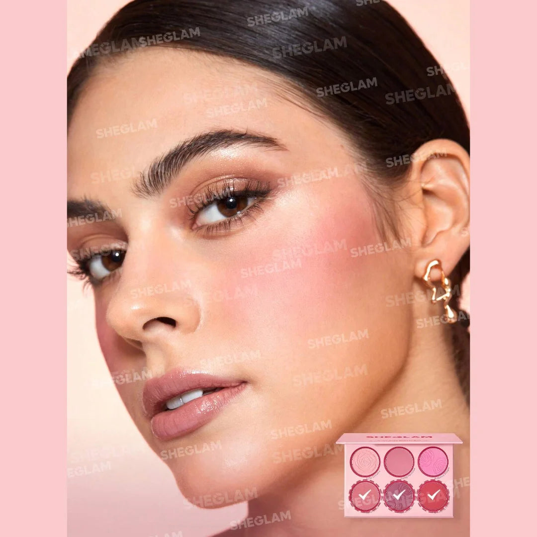 Sheglam Petal Soft Long Wearing Blush Palette Blushing Bouquet