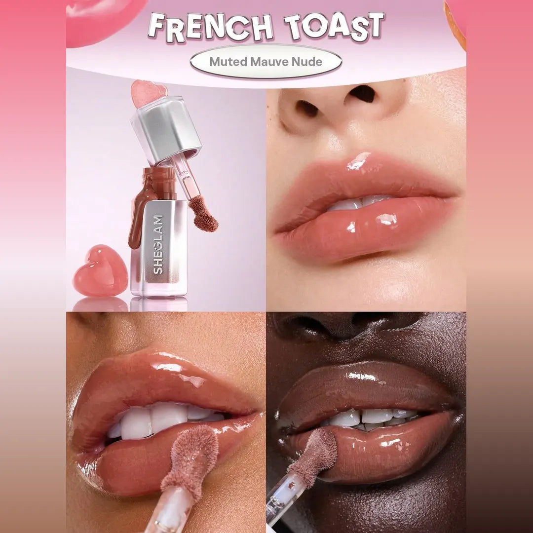 Sheglam Glass Lock Air Gloss - French Toast