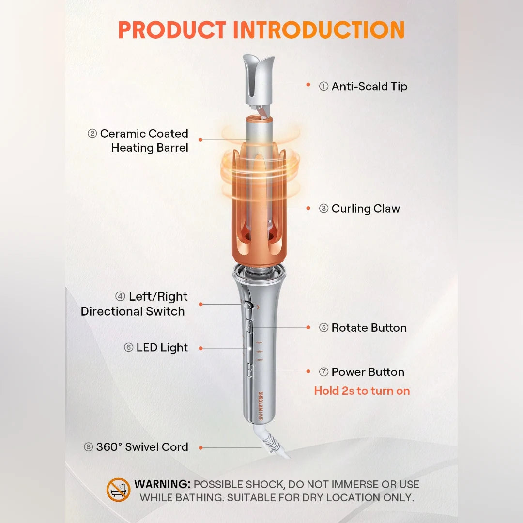جهاز تجعيد إت كيرل ون تاتش من شيجلام 25 مم