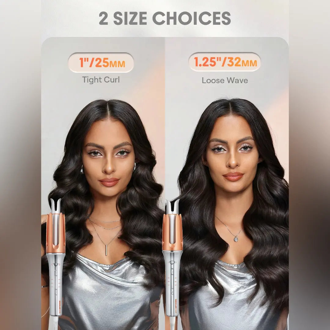 مجعد شعر تلقائي من شيجلام بحجم 25 مم بزر واحد