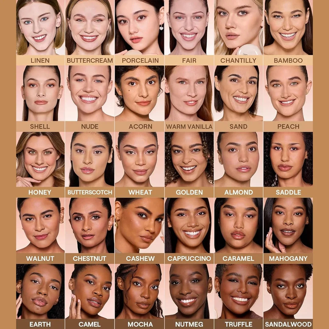 شيجلام لوك آند جو كوشن بتقنية السائل إلى بودرة