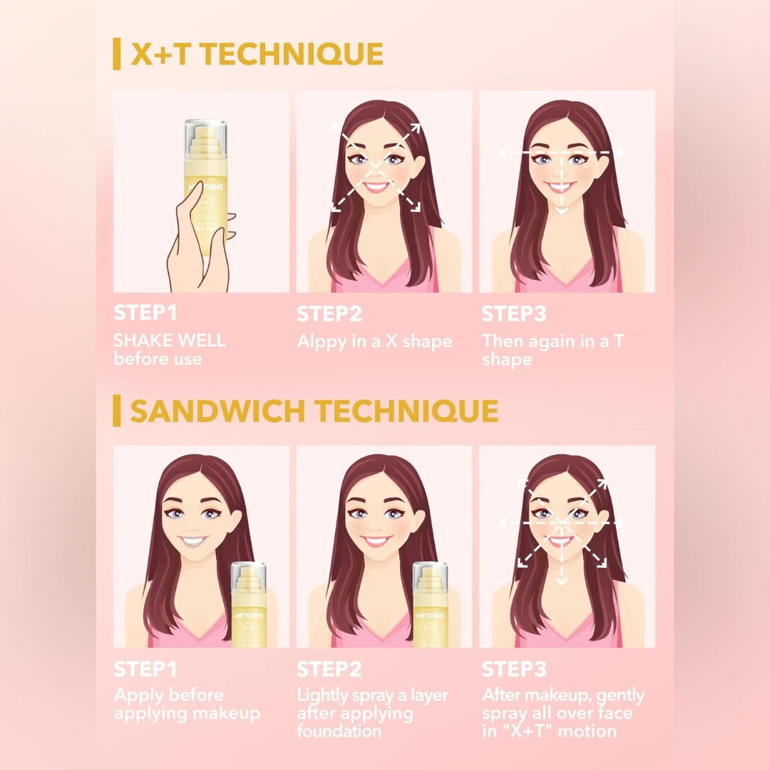 سبراي تثبيت المكياج من شيجلام لبشرة خالية من اللمعة