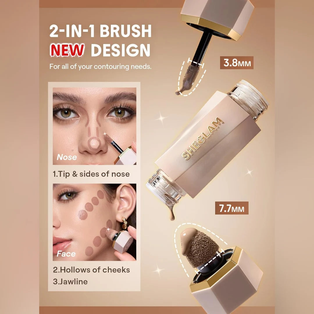 شيجلام كونتور سائل مزدوج الطرف لتحديد ملامح الوجه