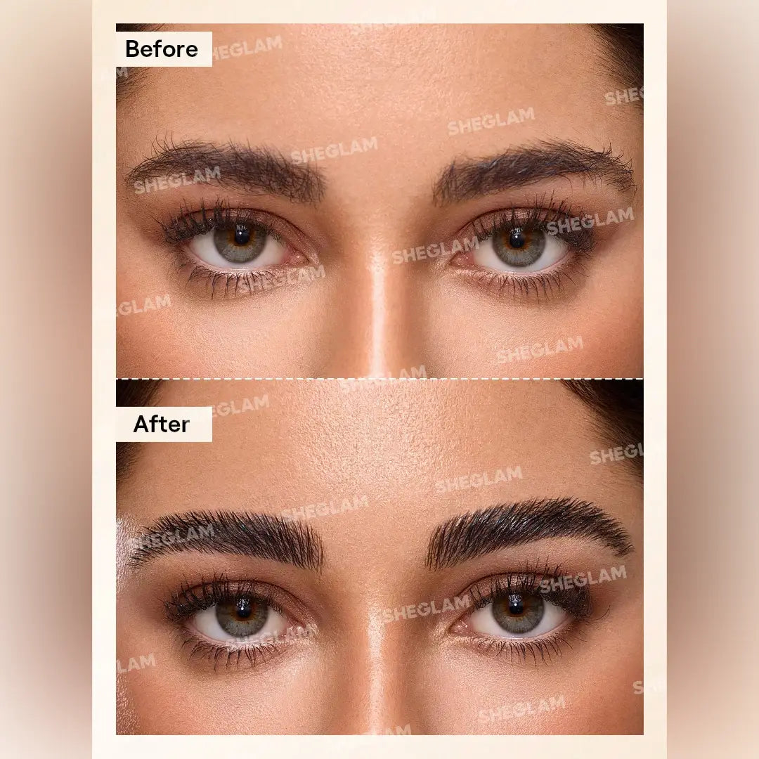 SHEGLAM Clear Brow Lamination Gel with Dual Comb and Brush