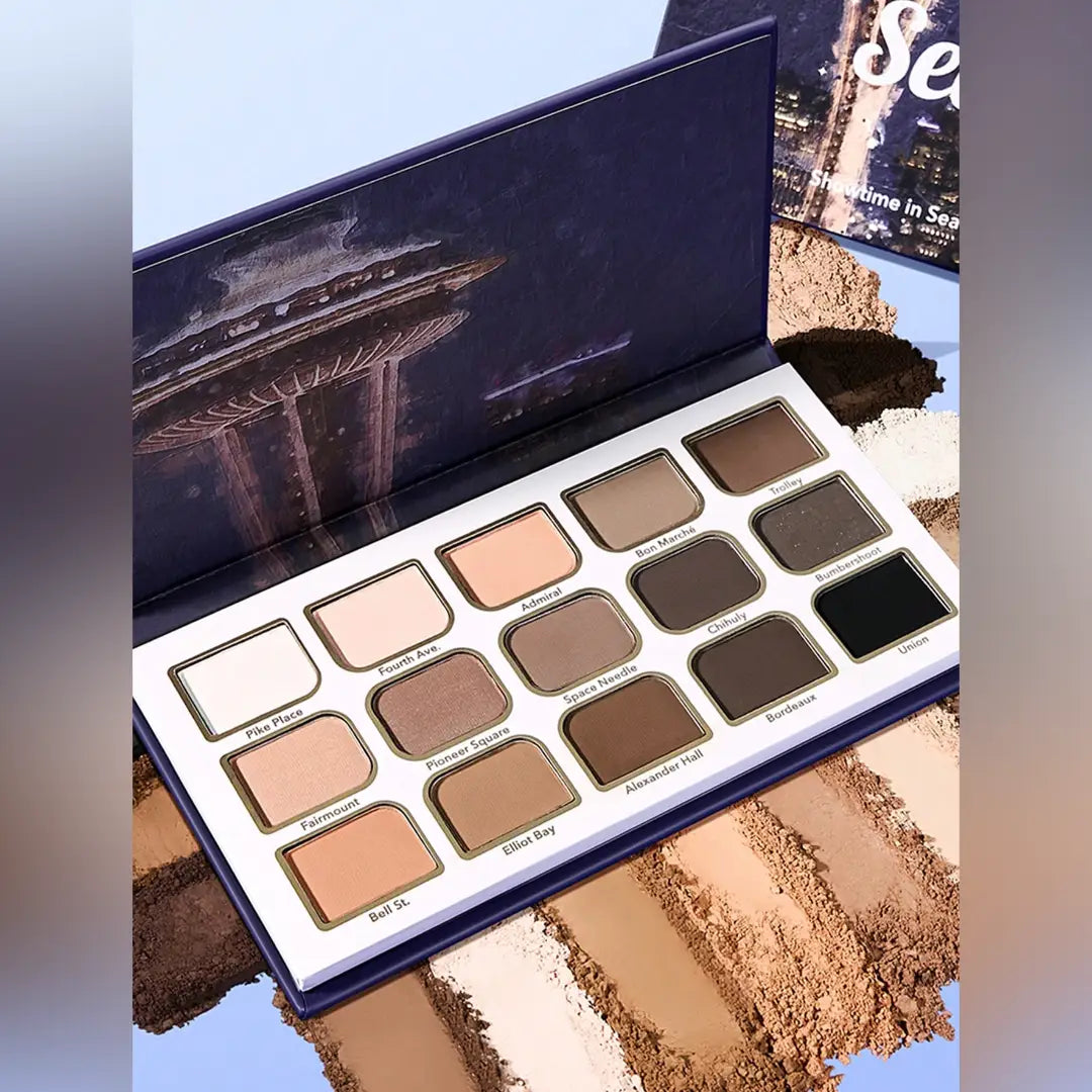 باليت شوتايم إن سياتل 15 لون من شيجلام - ظلال عيون مات محايدة