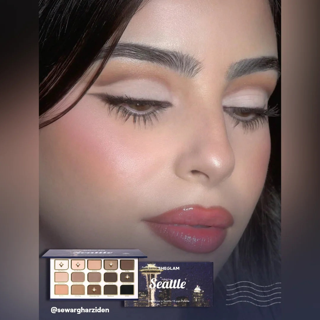 شيجلام باليت ظلال عيون 15 لون كاملة المات - شوتايم إن سياتل