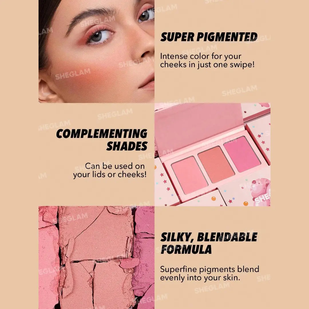 بلاشر شيجلام الثلاثي لإشراقة طبيعية وجريئة