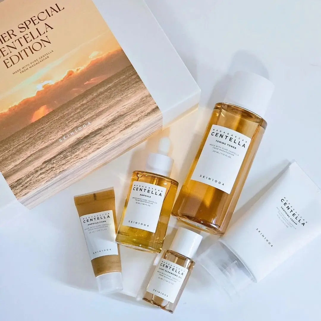 مجموعة العناية بالبشرة سنتيلا مدغشقر من سكين1004 - 5 قطع