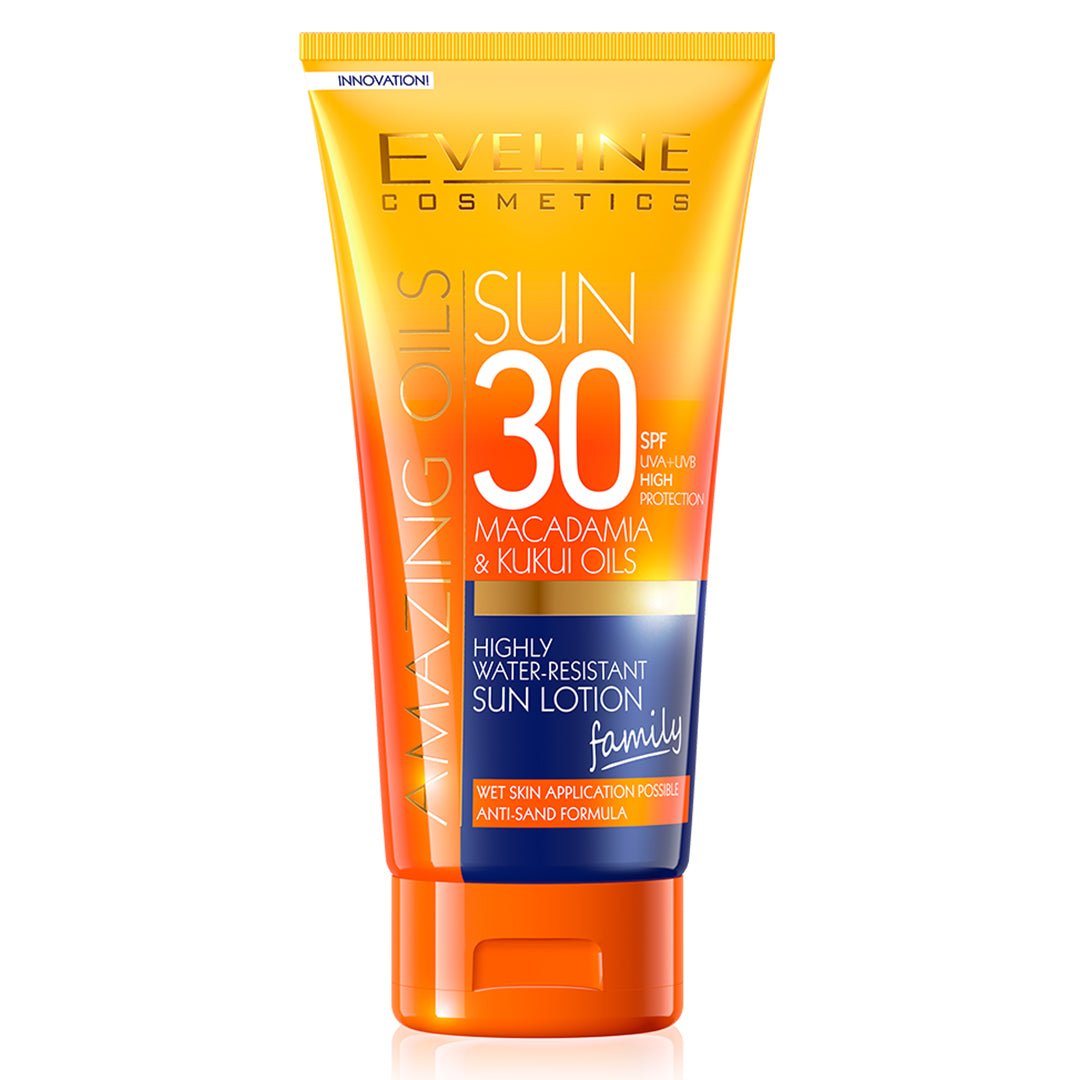 ايفلين لوشن واقي من الشمس بمعامل حماية 30 مقاومة للماء - 200مل | EVELINE
