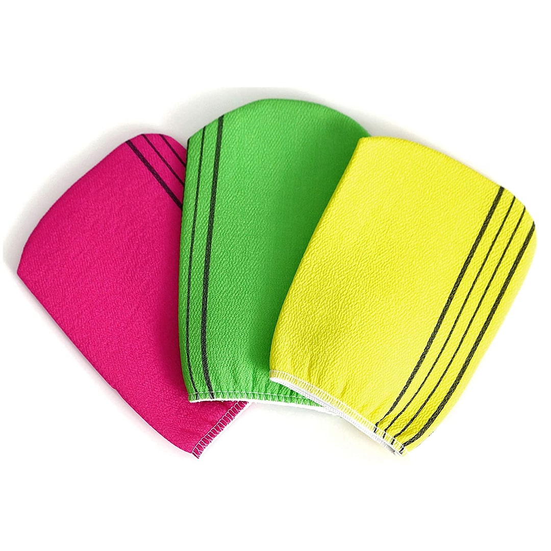 الليفة الكورية قفاز التقشير الكوري