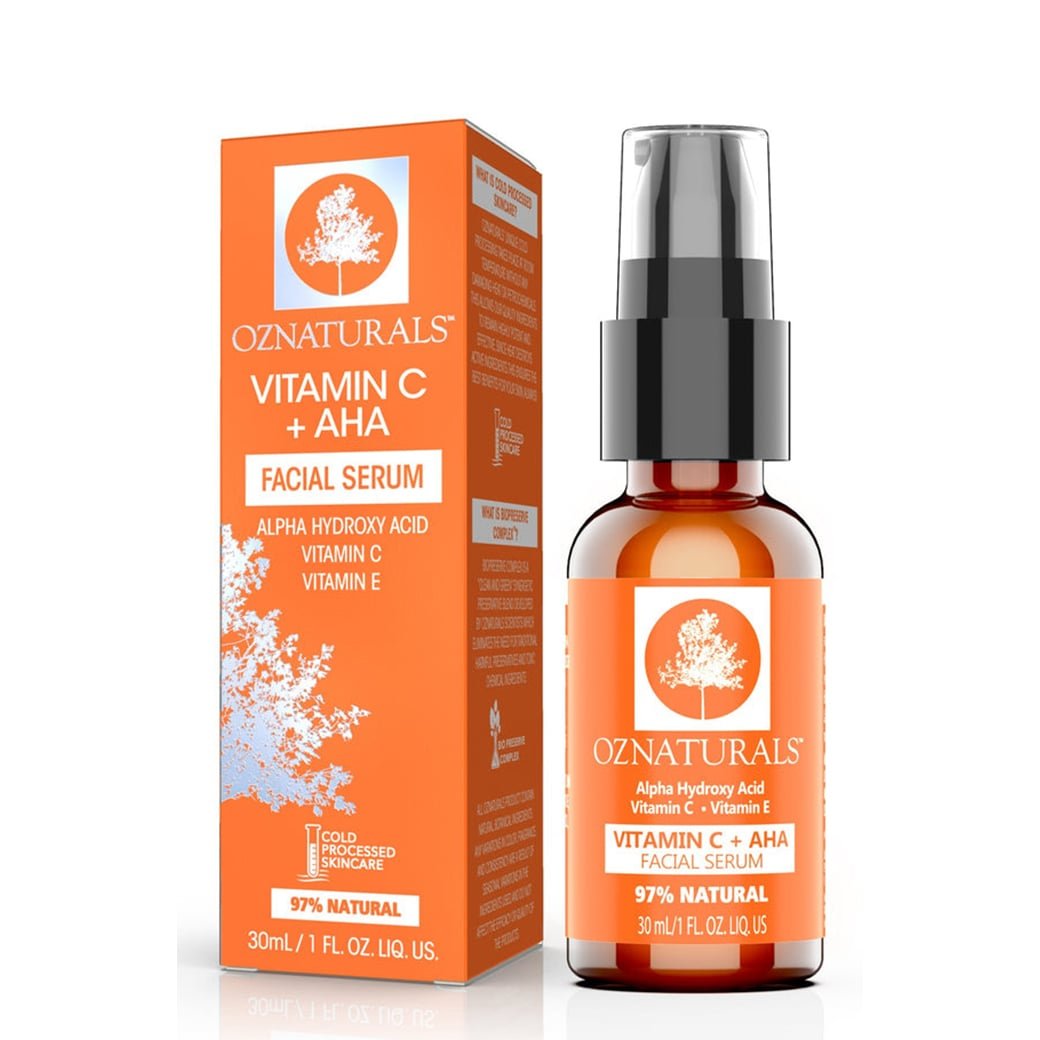 فيتامين سي سيرم + الفا هايدروكسي - 30مل | OZNaturals