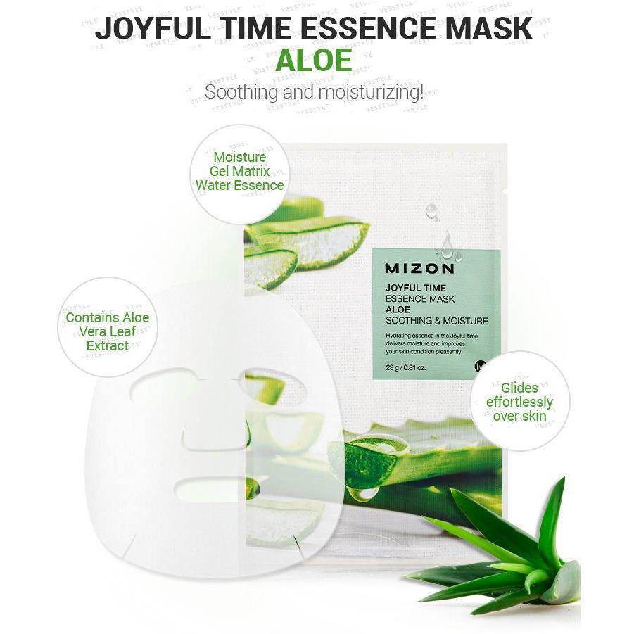 قناع الترطيب بخلاصة الألوة فيرا - 23ج | ALOE ESSENCE MASK - 23g | MIZON