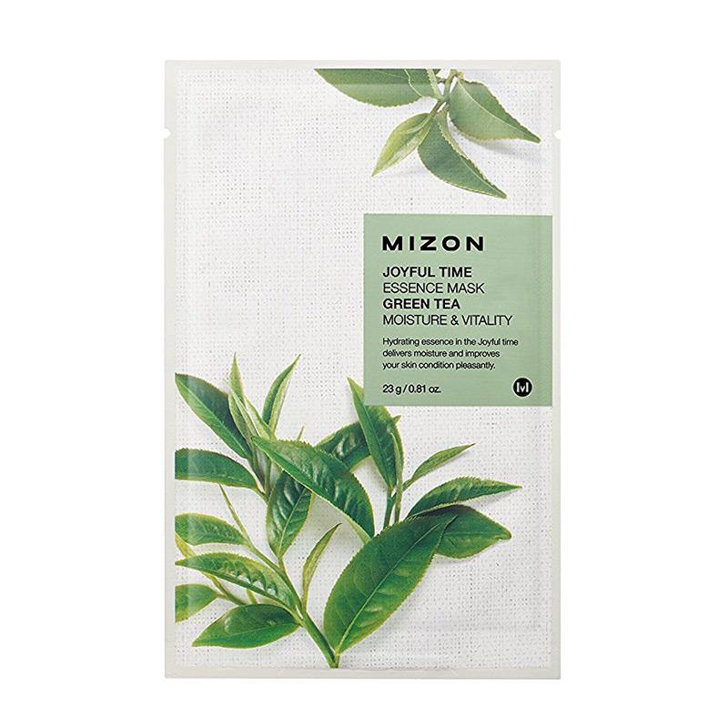 قناع الترطيب بخلاصة الشاي الأخضر 23ج | GREEN TEA ESSENCE MASK 23g | MIZON