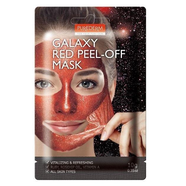 قناع جلاكسي احمر 10g | Galaxy Red Peel-off Mask 10g | PUREDERM