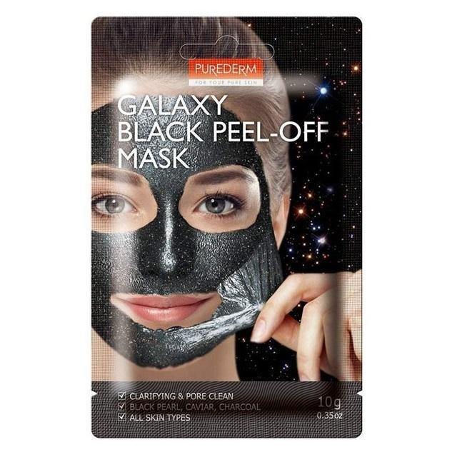 قناع جلاكسي اسود 10g | Galaxy Black Peel-off Mask 10g | PUREDERM
