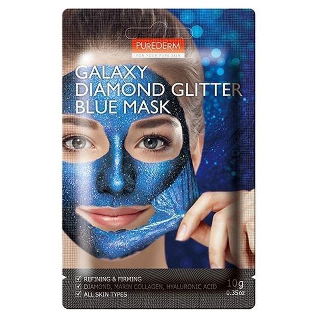 قناع جلاكسي ازرق 10g | Galaxy Diamond Peel-off Mask 10g | PUREDERM