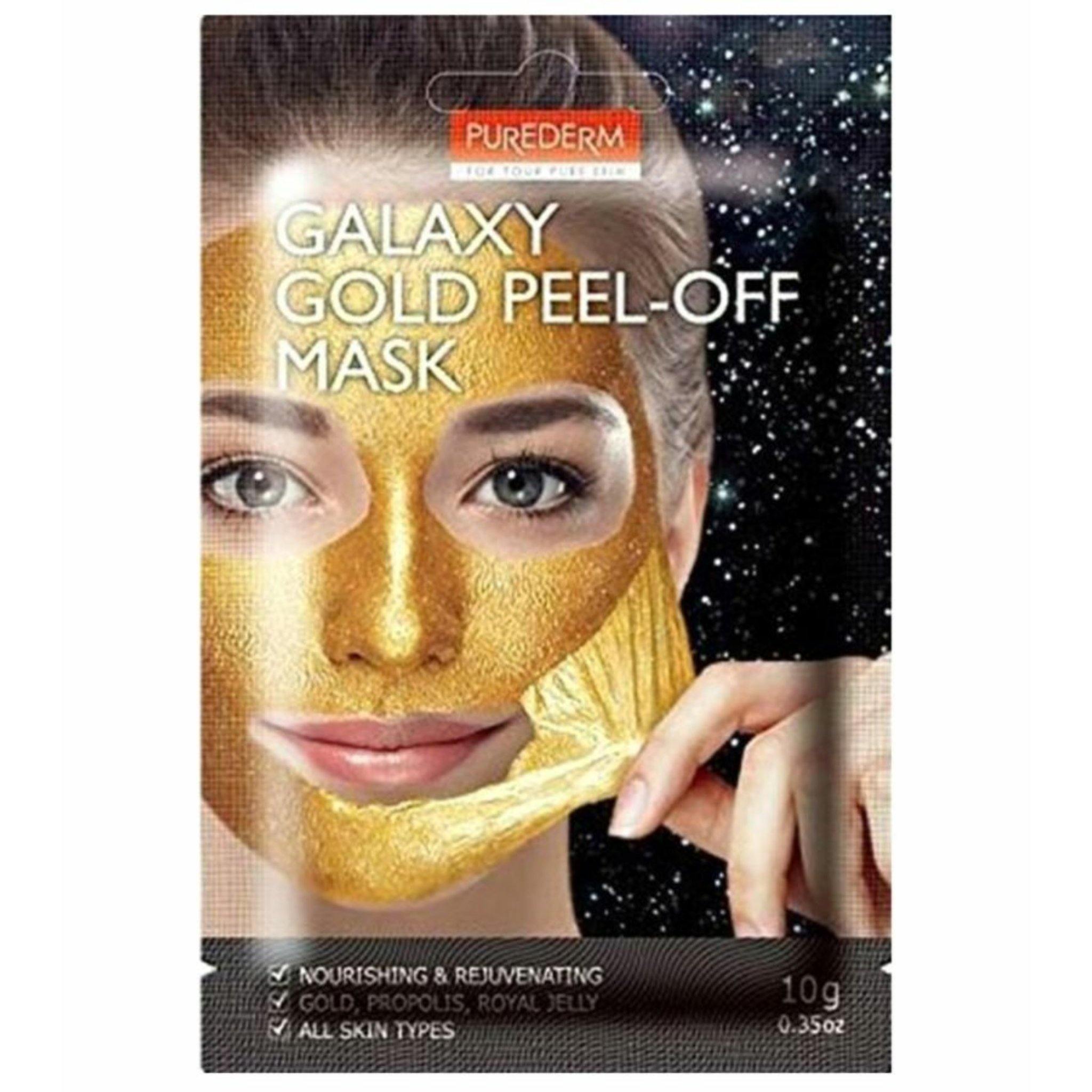 قناع جلاكسي ذهبي 10g | Galaxy Gold Peel-off Mask 10g | PUREDERM