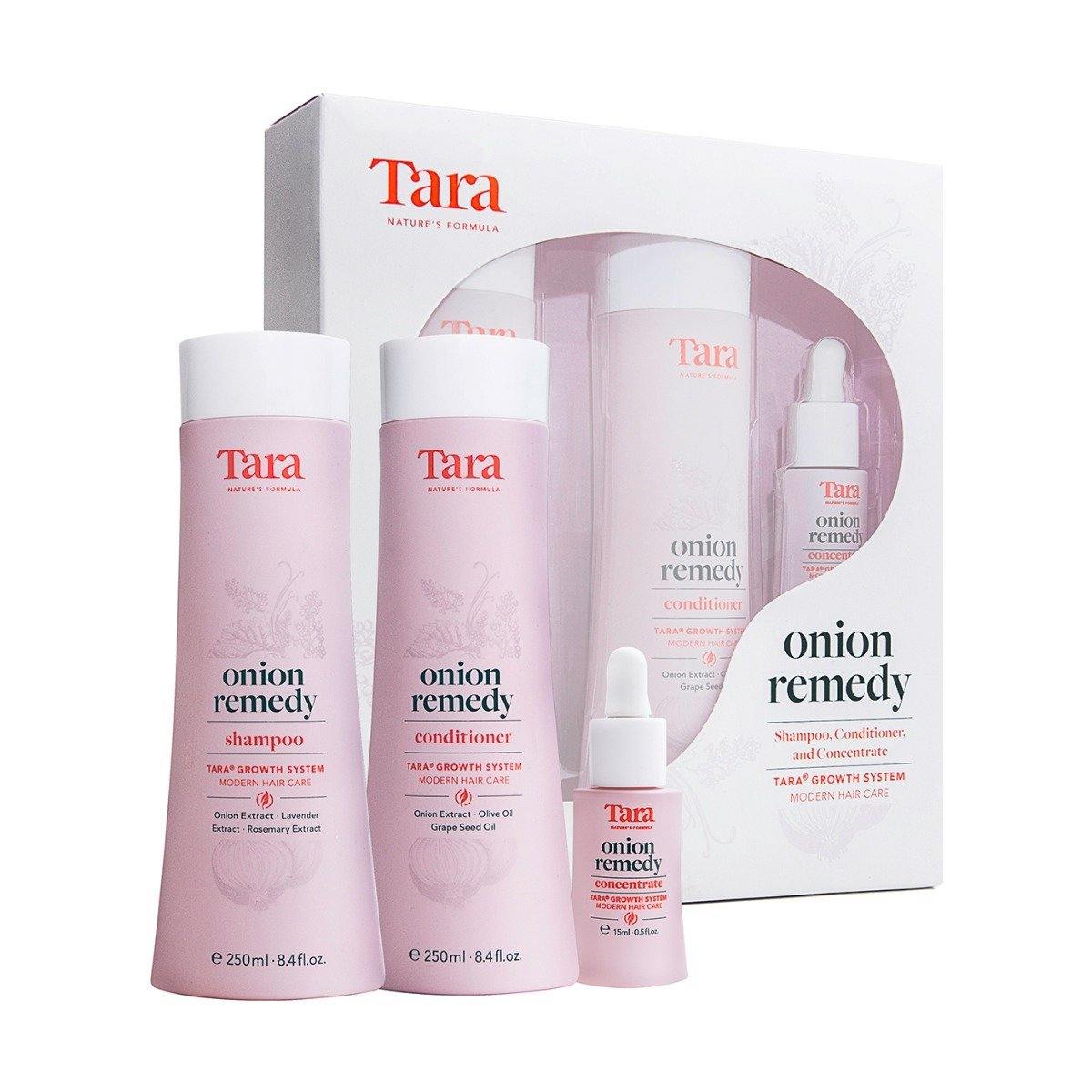 مجموعة تارا لعلاج الشعر + نظام إحياء الجذر - 3قطع | Tara