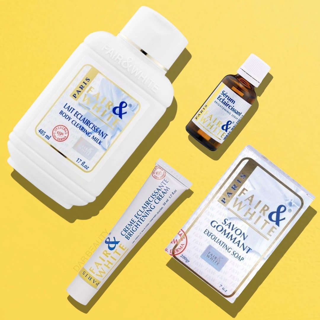 مجموعة تفتيح البشرة من فيرآندوايت - 4 قطع | Fair & White