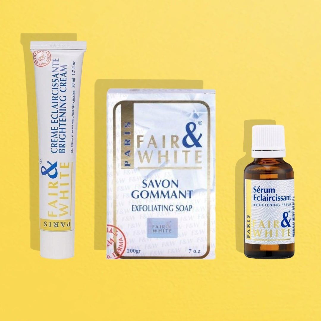 مجموعة تفتيح الوجه من فيرآندوايت - 3 قطع | Fair & White